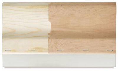 Blick 65 Durometer Polyurethane Squeegee- Front view of upright Squeegee
