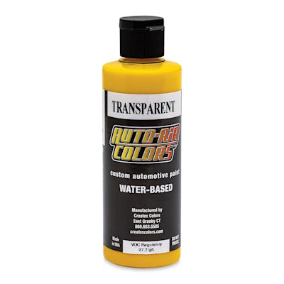 Createx Auto Air Color - 4 oz, Transparent Sun Gold
