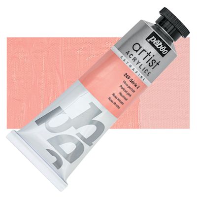 Pebeo Extra-Fine Artist Acrylics - Bright Pink, 60 ml tube