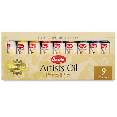 Utrecht Artists' Imperfect Oil Paint - Portrait Colors, Set of 9