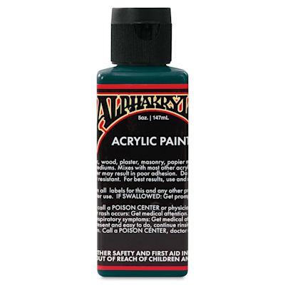 Alpha6 Alphakrylic Acrylic Paint - Dark Green, 5 oz