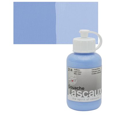 Lascaux Acrylic Gouache - Light Blue, 85 ml bottle