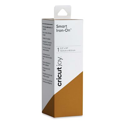 Cricut Joy Smart Iron-On - Mustard, 5-1/2" x 24", Roll (In packaging)