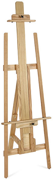 Best Adjustable Easel - Left angled view with mast extended