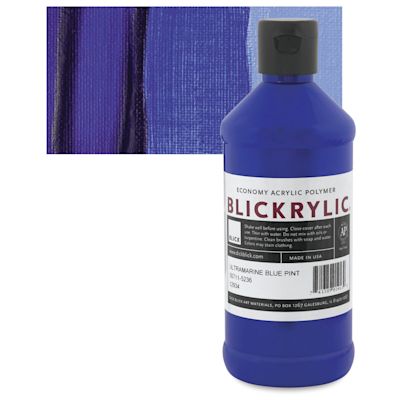 Blickrylic Student Acrylics - Ultramarine Blue, Pint