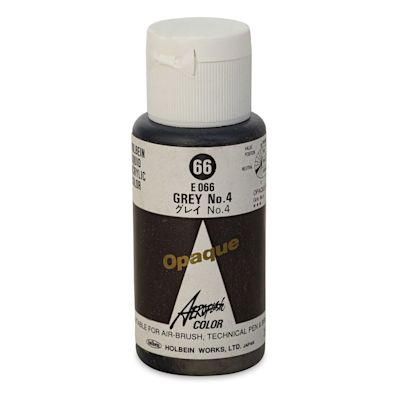 Holbein Aeroflash Liquid Acrylic - 35 ml, Opaque Gray #4