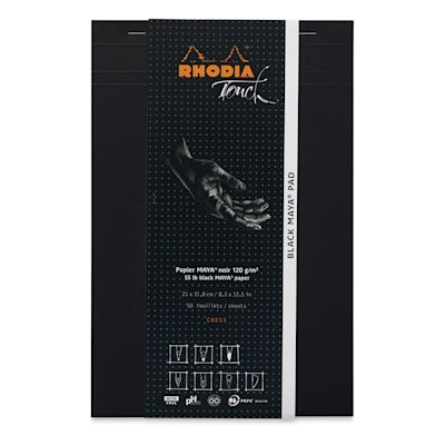 Rhodia Touch Maya Pads-Black, Cross 8" x 11"