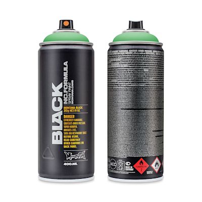 Montana Black Spray Paint - Revolt Green, 400 ml can