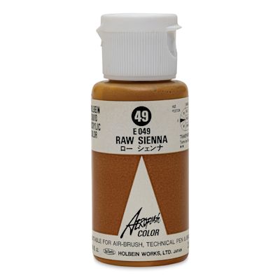 Holbein Aeroflash Liquid Acrylic - 35 ml, Transparent Raw Sienna