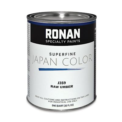 Ronan Superfine Japan Color - Raw Umber, Quart