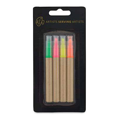 Blick Artists Serving Artists Highlighters - Pkg of 4