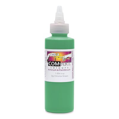 Iwata Com-Art Airbrush Color - 4 oz, Opaque Chrome Green