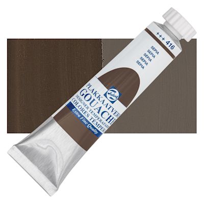 Royal Talens Gouache - Sepia, 20 ml tube