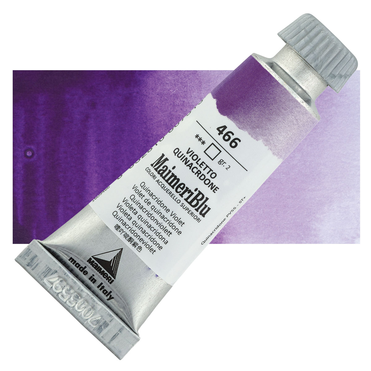 Maimeri Blu Artist Watercolor Quinacridone Violet 12 Ml Tube BLICK