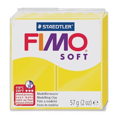 Staedtler Fimo Soft Polymer Clay - 2 oz, Lemon