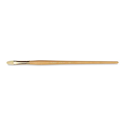 Raphael Extra White Bristle Brush - Filbert, Long Handle, Size 8