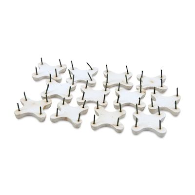 Steel-Pointed Star Stilts - Pkg of 12, 1" between points