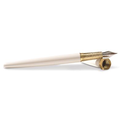 Ferris Wheel Press Brush Fountain Pen - Crème Glacée White, Medium