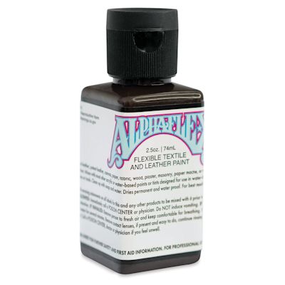 Alpha6 AlphaFlex Textile and Leather Paint - Chocolate, 74 ml, Bottle