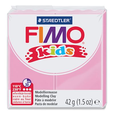 Staedtler Fimo Kids Polymer Clay - Pink, 1.5 oz