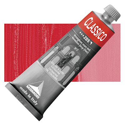 Maimeri Classico Oil Color - Vermilion Deep (Hue), 60 ml tube
