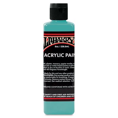 Alpha6 Alphakrylic Acrylic Paint - Aqua, 8 oz