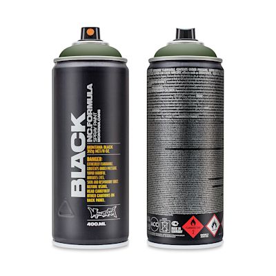 Montana Black Spray Paint - Toad, 400 ml can