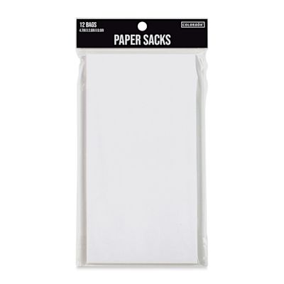 Colorbok Paper Sacks - White, Package of 12