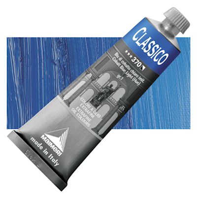 Maimeri Classico Oil Color - Cobalt Blue Light (Hue), 60 ml tube