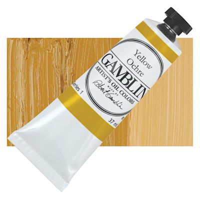 Gamblin Artist's Oil Color - Yellow Ochre, 37 ml tube