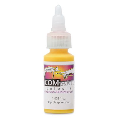 Iwata Com-Art Airbrush Color - 1 oz, Opaque Deep Yellow