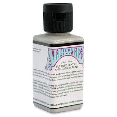 Alpha6 AlphaFlex Textile and Leather Paint - Light Grey, 74 ml, Bottle