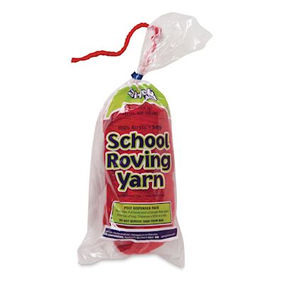 Trait-Tex School Roving Yarn - 8 oz, 3-Ply, Red