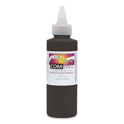 Iwata Com-Art Airbrush Color - 4 oz, Opaque Black