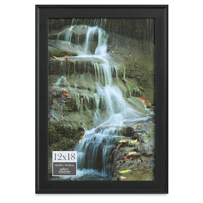 Nielsen Bainbridge Gallery Solutions Digital Format Frames with label showing Waterfall