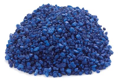 Crushed Pebbles For Mosaics - Pile of Blue Crushed Pebbles