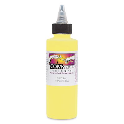 Iwata Com-Art Airbrush Color - 4 oz, Transparent Pale Yellow