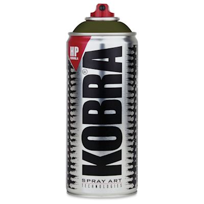 Kobra High Pressure Spray Paint - Military Green, 400 ml