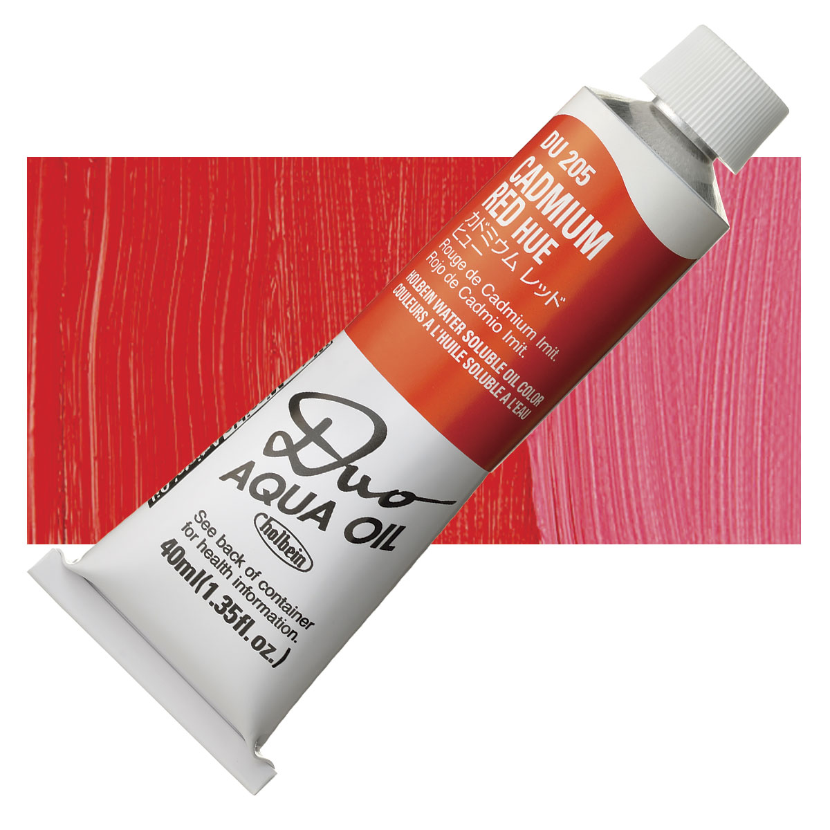 Holbein Duo Aqua Water Soluble Oils Cadmium Red Hue 40 Ml BLICK