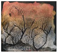 Luminous Black Glue Prints