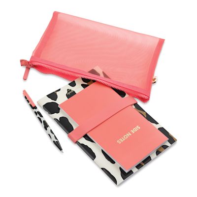 Kate Spade New York Forest Feline Office Accessories - Jotter Pouch Set (Set contents)