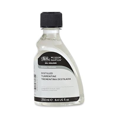 Winsor & Newton Distilled Turpentine - 250 ml bottle