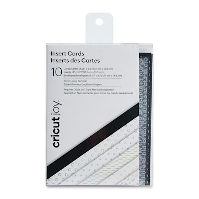 Cricut Joy Insert Cards - Silver Lining, Package of 10 (In packaging)
