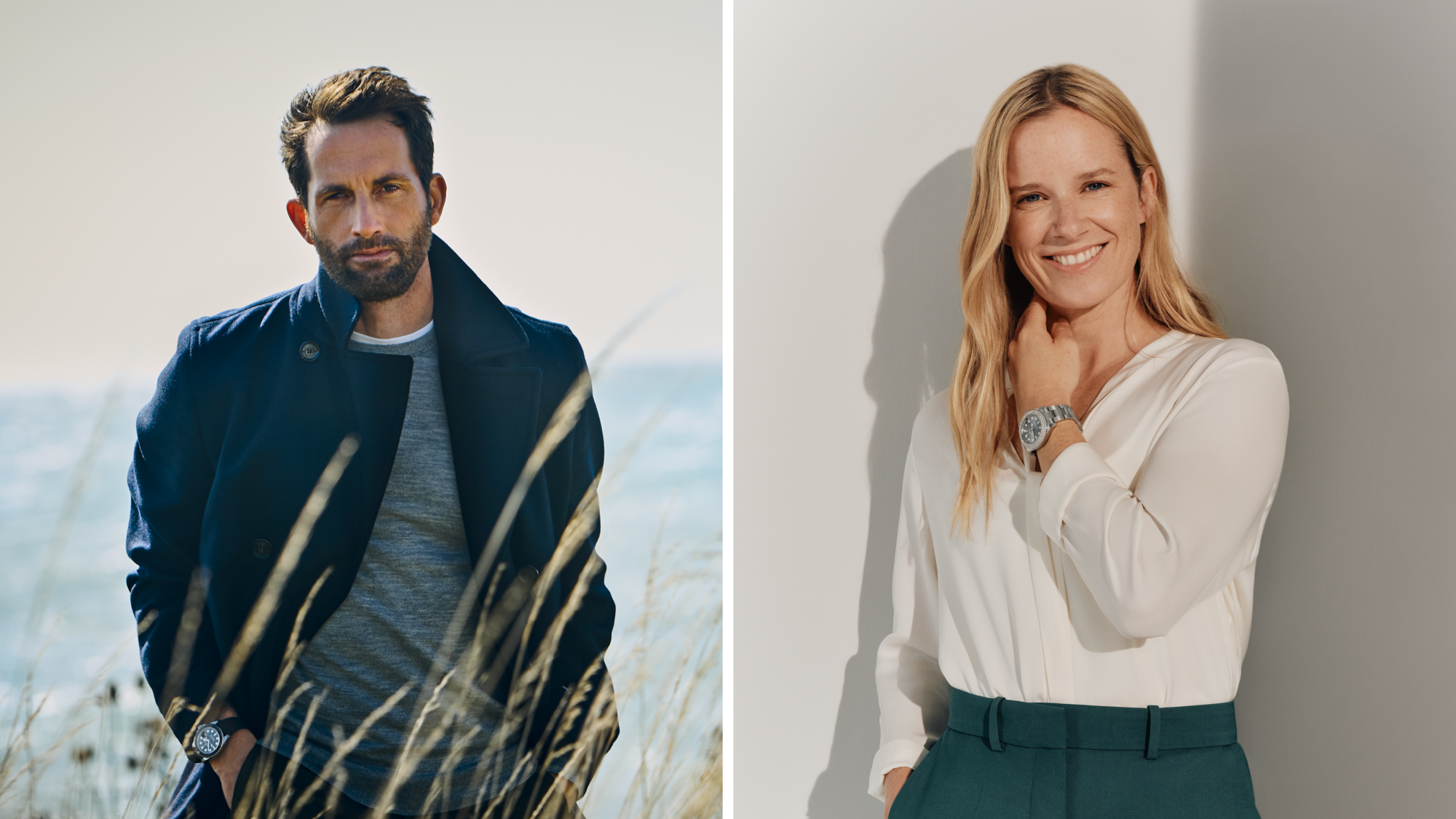 Rolex Ben Ainslie and Hannah Mills