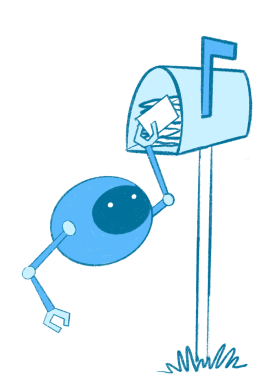 robot mailbox