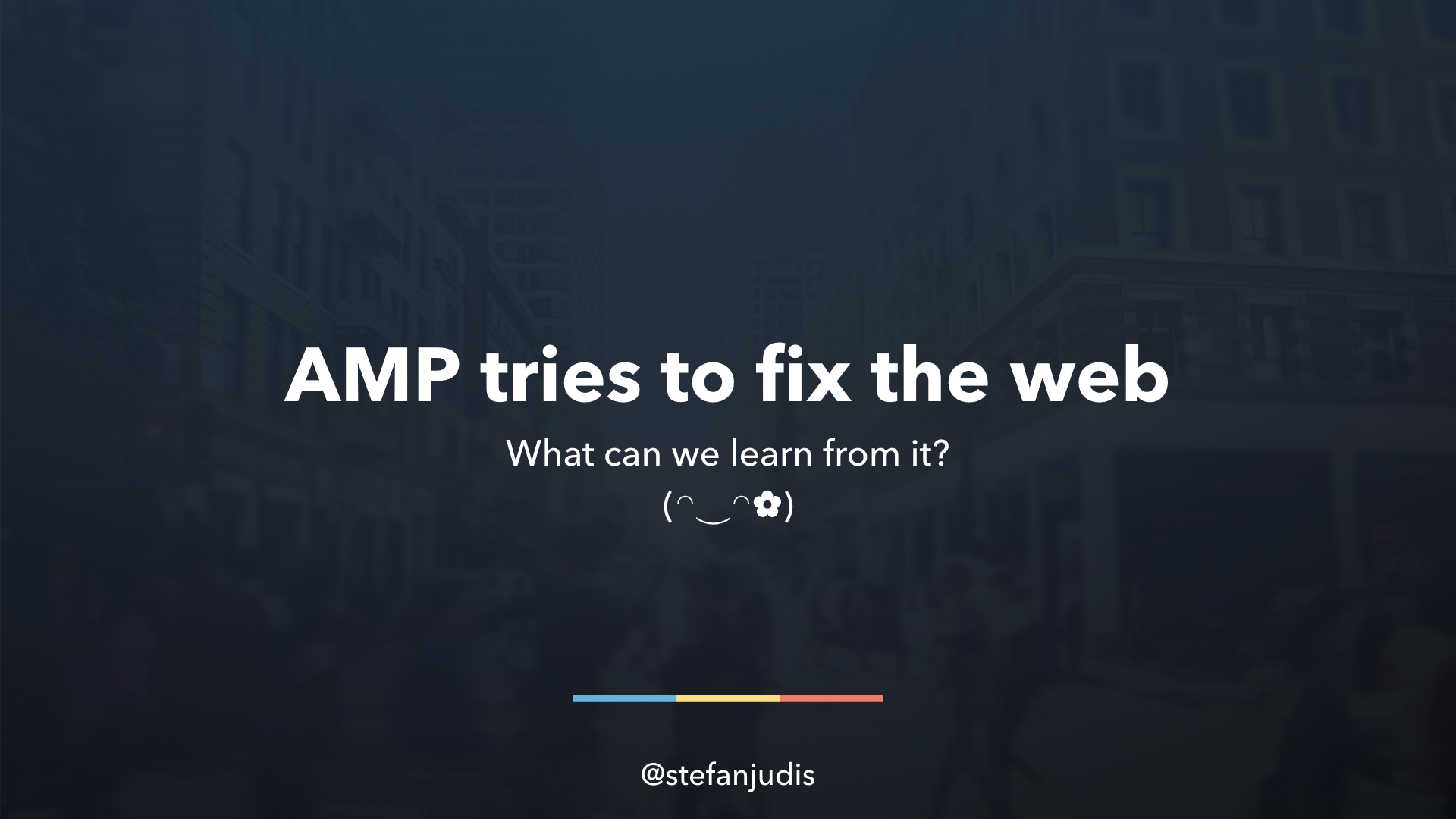 AMP tries to fix the web - what can we learn from it