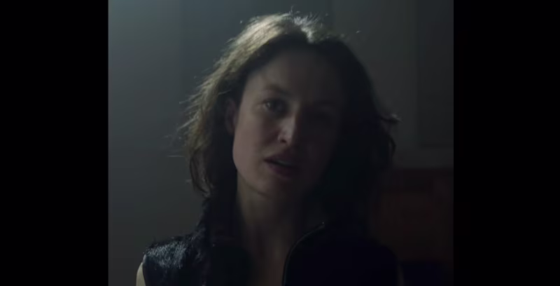 YouTube screenshot of 'Grandbrothers - Bloodflow (Official Video)' showing a woman