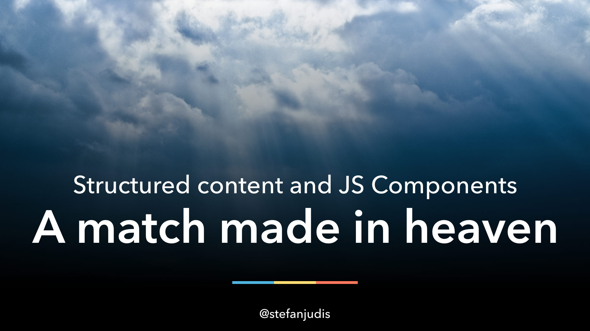 Structured content & JS Components – a match made in heaven