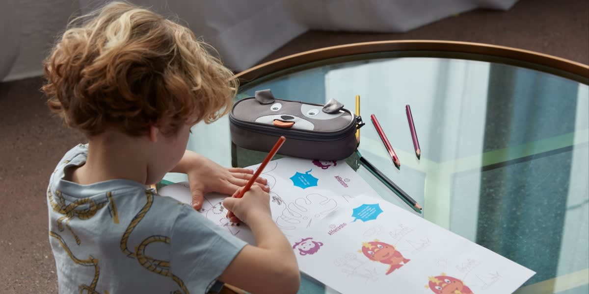 affenzahn-ausmalbilder-hugo-hund-mäppchen