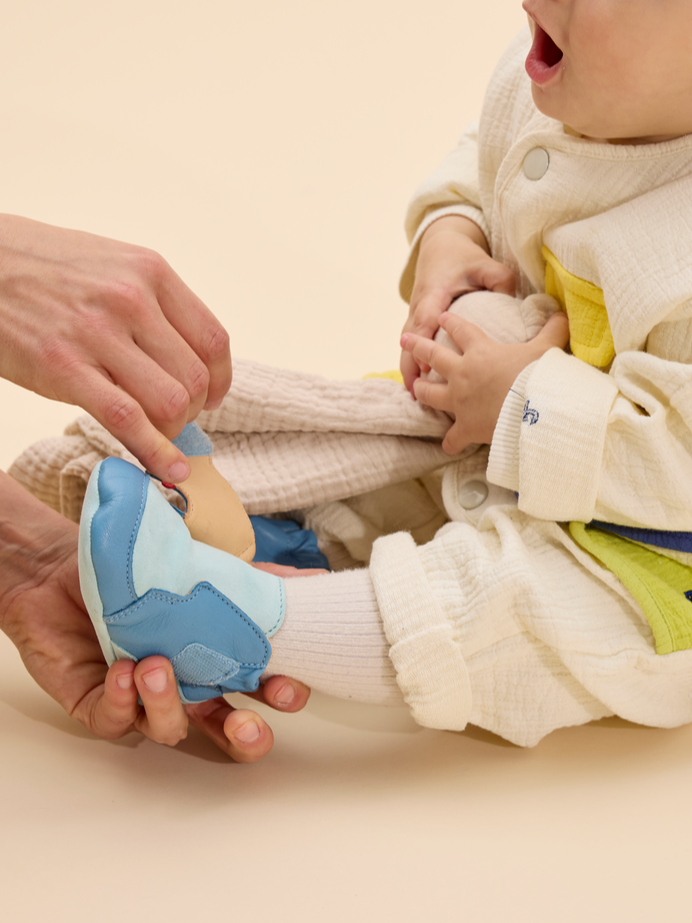 Mid PNG-AFZ AW24 Krabbelschuh Leder Crawly Hai 01257-30211-645 117